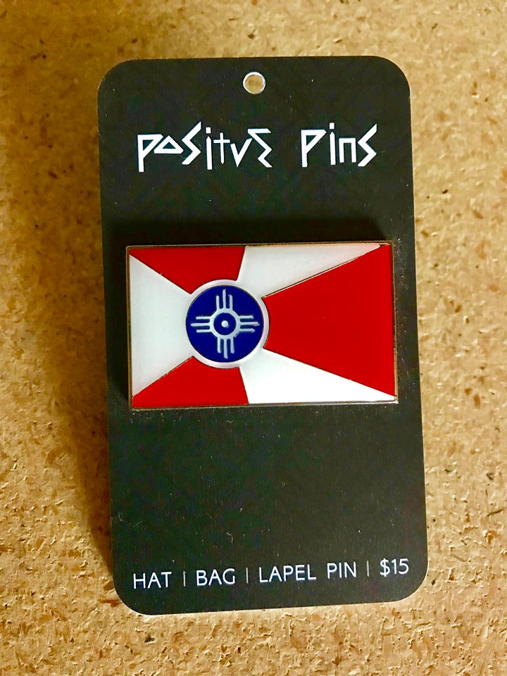 Retail - Wichita Flag - Positive Pin