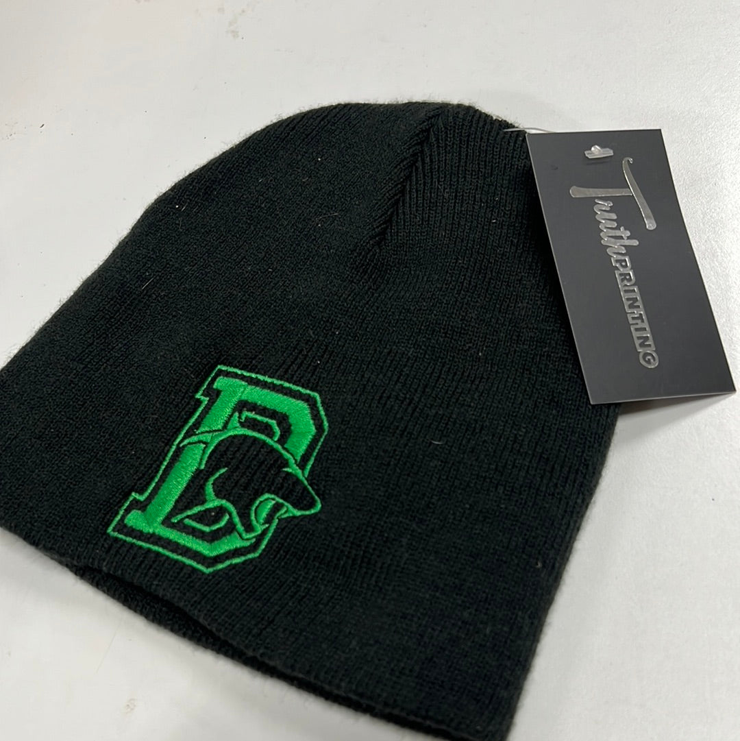 Derby Panther Knit Beanie